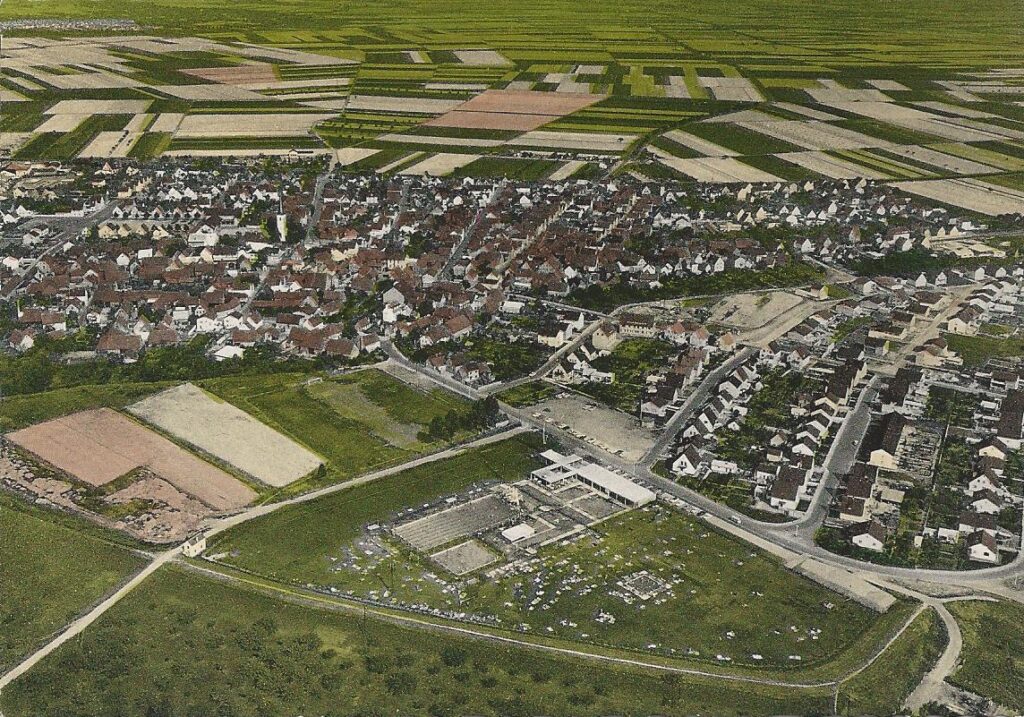 stockstadt luftaufnahme 60er